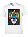 01 Blue Cat King Queen Crown Roses Love Heart Comfortable Minimalist Graphic Tee – Summer Style Essential