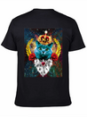 01 Blue Cat King Queen Crown Roses Love Heart Comfortable Minimalist Graphic Tee – Summer Style Essential