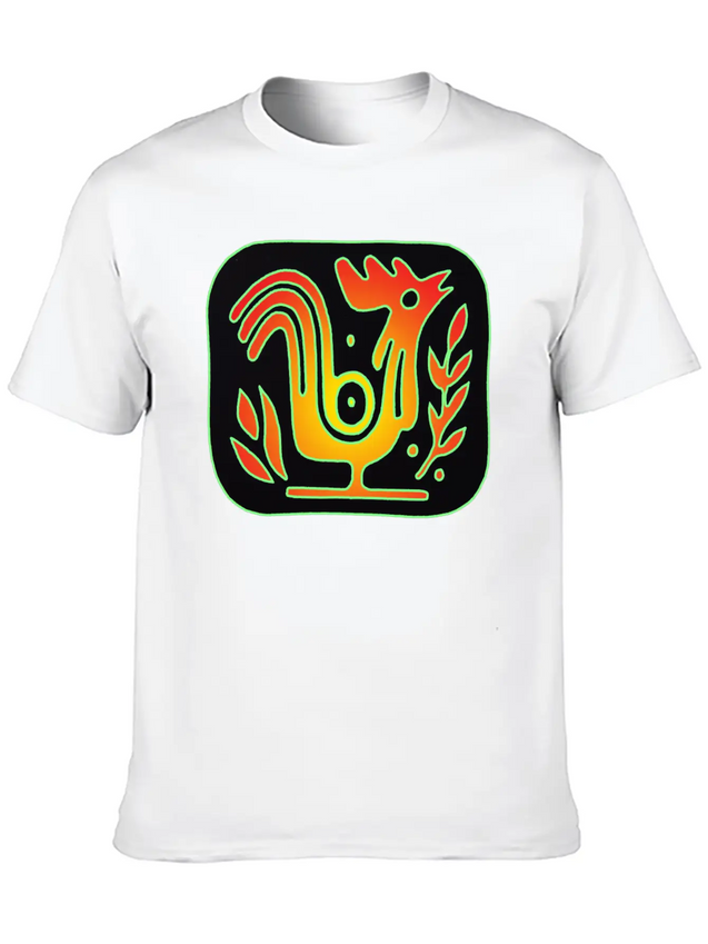 #1 Rooster Unisex Casual T-Shirt – Clean Design For Daily Comfort