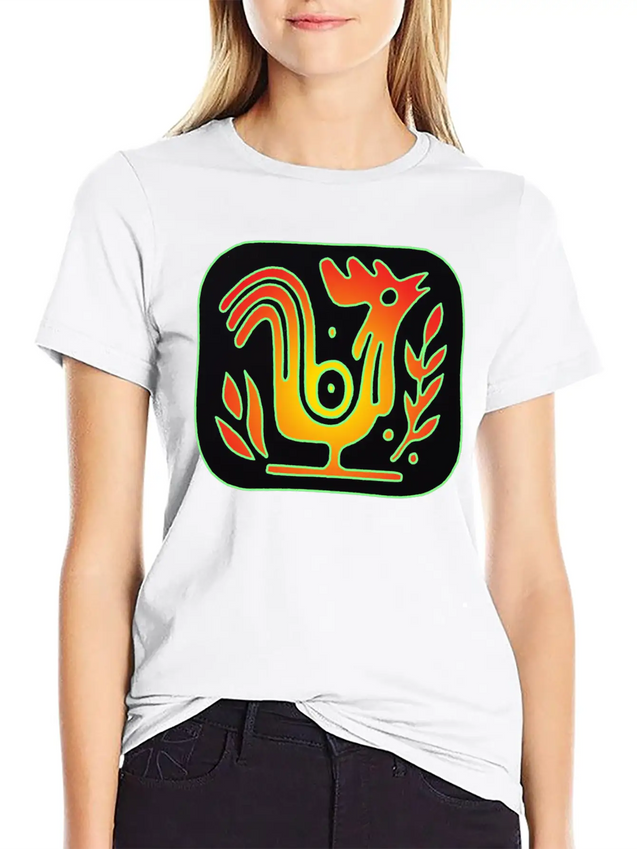 #1 Rooster Unisex Casual T-Shirt – Clean Design For Daily Comfort