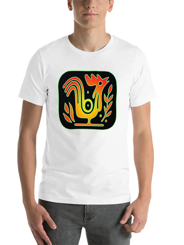 #1 Rooster Unisex Casual T-Shirt – Clean Design For Daily Comfort