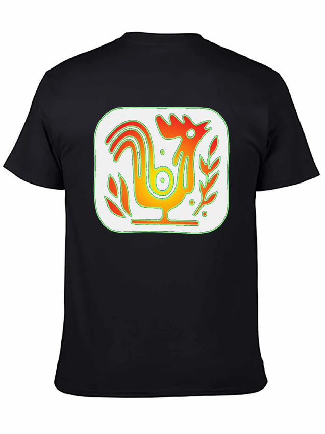 #1 Rooster Unisex Casual T-Shirt – Clean Design For Daily Comfort