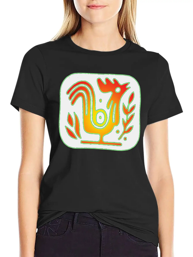 #1 Rooster Unisex Casual T-Shirt – Clean Design For Daily Comfort