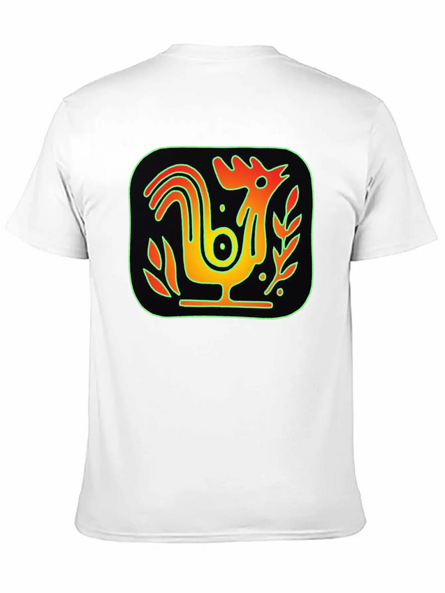 #1 Rooster Unisex Casual T-Shirt – Clean Design For Daily Comfort