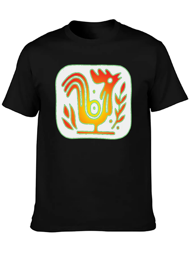 #1 Rooster Unisex Casual T-Shirt – Clean Design For Daily Comfort