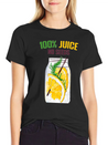 100 % All Juice No Seeds Design Funny Gift Simple Everyday Graphic Tee – Lightweight Summer Wear