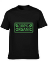 100% Organic Simple Everyday Graphic Tee – Lightweight Summer Wear