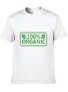 100% Organic Simple Everyday Graphic Tee – Lightweight Summer Wear