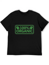 100% Organic Simple Everyday Graphic Tee – Lightweight Summer Wear
