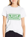 100% Organic Simple Everyday Graphic Tee – Lightweight Summer Wear