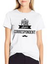 100 Percent Pure Super Correspondent Simple Everyday Graphic Tee – Lightweight Summer Wear
