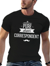 100 Percent Pure Super Correspondent Simple Everyday Graphic Tee – Lightweight Summer Wear