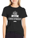 100 Percent Pure Super Correspondent Simple Everyday Graphic Tee – Lightweight Summer Wear