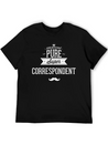 100 Percent Pure Super Correspondent Simple Everyday Graphic Tee – Lightweight Summer Wear