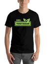 100% Vegetarian Simple Everyday Graphic Tee – Lightweight Summer Wear