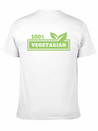 100% Vegetarian Simple Everyday Graphic Tee – Lightweight Summer Wear