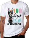 100Th Day Of School No Prob Llama Funny Grunge Breathable Soft Cotton T-Shirt – Timeless Casual Look