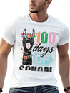 100Th Day Of School No Prob Llama Funny Grunge Breathable Soft Cotton T-Shirt – Timeless Casual Look