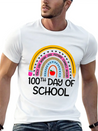 100Th Day Of School Teacher 100 Days Smer Boho Rai Breathable Soft Cotton T-Shirt – Timeless Casual Look