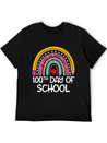 100Th Day Of School Teacher 100 Days Smer Boho Rai Breathable Soft Cotton T-Shirt – Timeless Casual Look