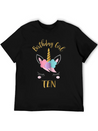 10th Birthday Unicorn Outfit 10th Birthday Girl Casual Graphic T-Shirt – Simple And Comfortable Daily Wear