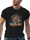 12 The Geometry Of Sunrise Casual Graphic T-Shirt – Simple And Comfortable Daily Wear
