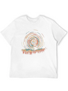 12 The Geometry Of Sunrise Casual Graphic T-Shirt – Simple And Comfortable Daily Wear