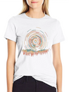 12 The Geometry Of Sunrise Casual Graphic T-Shirt – Simple And Comfortable Daily Wear