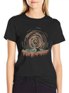 12 The Geometry Of Sunrise Casual Graphic T-Shirt – Simple And Comfortable Daily Wear