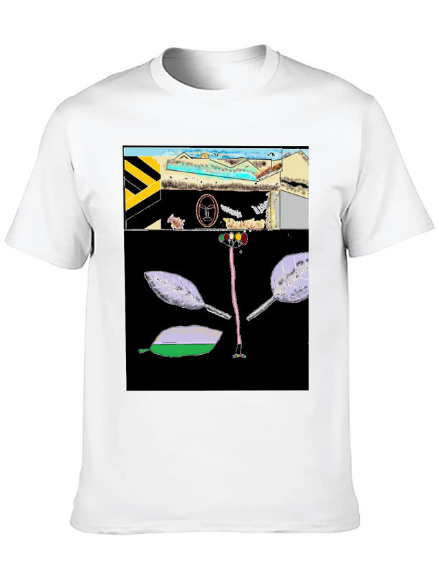 120 Horizon Portrait HR Simple Everyday Graphic Tee – Lightweight Summer Wear