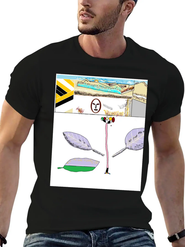 120 Horizon Portrait HR Simple Everyday Graphic Tee – Lightweight Summer Wear