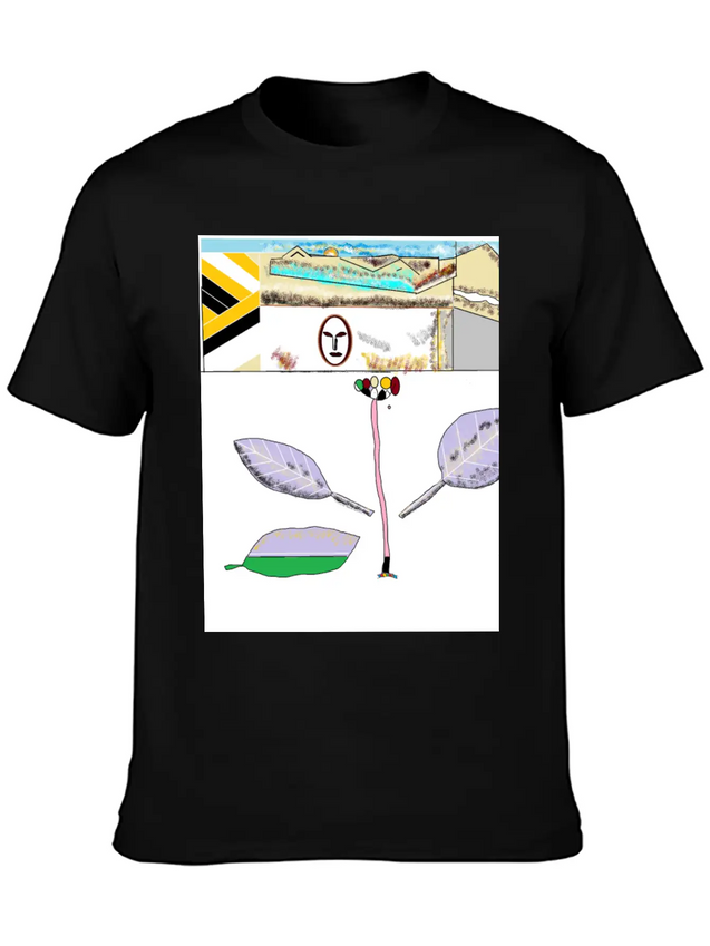 120 Horizon Portrait HR Simple Everyday Graphic Tee – Lightweight Summer Wear