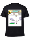 120 Horizon Portrait HR Simple Everyday Graphic Tee – Lightweight Summer Wear