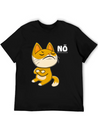 144 CAT NO Unisex Casual T-Shirt – Clean Design For Daily Comfort