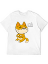 144 CAT NO Unisex Casual T-Shirt – Clean Design For Daily Comfort
