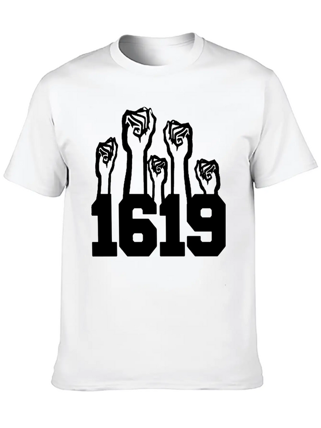 1619 Black Intelligence Unisex Casual T-Shirt – Clean Design For Daily Comfort