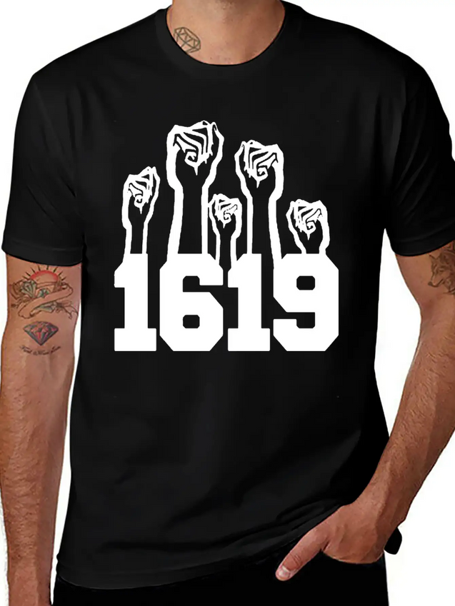 1619 Black Intelligence Unisex Casual T-Shirt – Clean Design For Daily Comfort