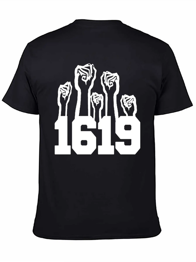 1619 Black Intelligence Unisex Casual T-Shirt – Clean Design For Daily Comfort