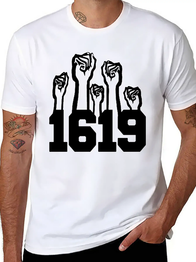1619 Black Intelligence Unisex Casual T-Shirt – Clean Design For Daily Comfort