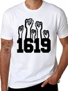 1619 Black Intelligence Unisex Casual T-Shirt – Clean Design For Daily Comfort