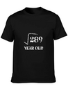 17 Year Old Square Root 289 17th Birthday Unisex Casual T-Shirt – Clean Design For Daily Comfort