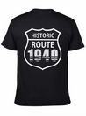 1940 Historic Route The American Way Simple Everyday Graphic Tee – Lightweight Summer Wear