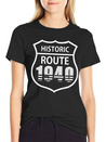 1940 Historic Route The American Way Simple Everyday Graphic Tee – Lightweight Summer Wear