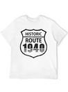 1940 Historic Route The American Way Simple Everyday Graphic Tee – Lightweight Summer Wear