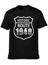 1940 Historic Route The American Way Simple Everyday Graphic Tee – Lightweight Summer Wear
