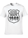 1940 Historic Route The American Way Simple Everyday Graphic Tee – Lightweight Summer Wear