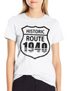 1940 Historic Route The American Way Simple Everyday Graphic Tee – Lightweight Summer Wear