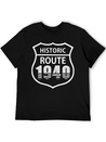 1940 Historic Route The American Way Simple Everyday Graphic Tee – Lightweight Summer Wear