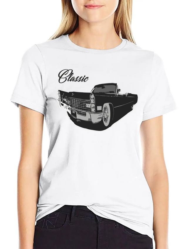 1967 Iconic Car / She Is A Classic Breathable Soft Cotton T-Shirt – Timeless Casual Look