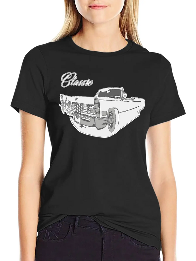 1967 Iconic Car / She Is A Classic Breathable Soft Cotton T-Shirt – Timeless Casual Look